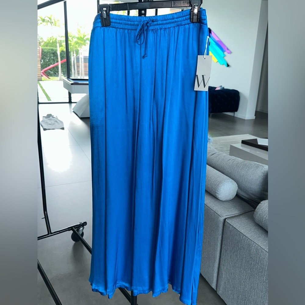 Worthington Vibrant Blue Maxi Skirt